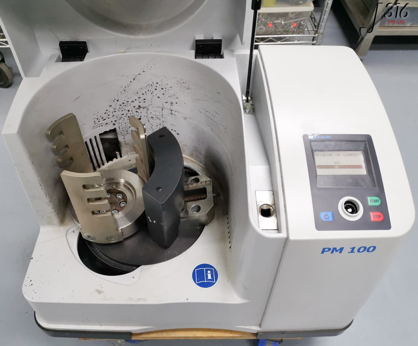 ガラス 25529 RETSCH PLANETARY BALL MILL, 20.540.0001 (PARTS) PM100 | eBay